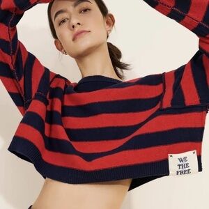 Free People Into the Blue Pullover